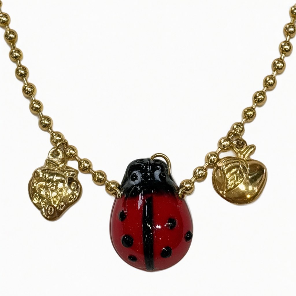 Detalle de Collar corto guarana para mujer Angara Moda
