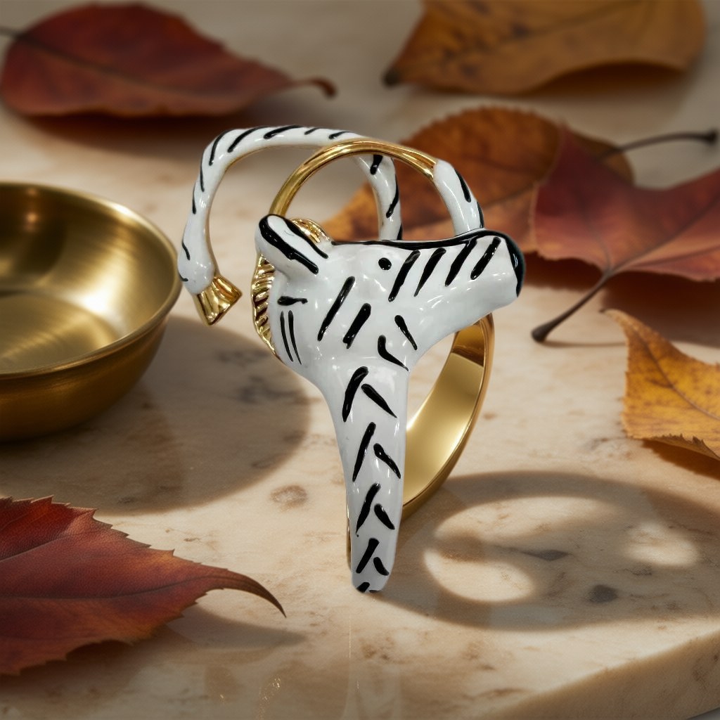 Anillos martin sobre una superficie para mujer Angara Moda