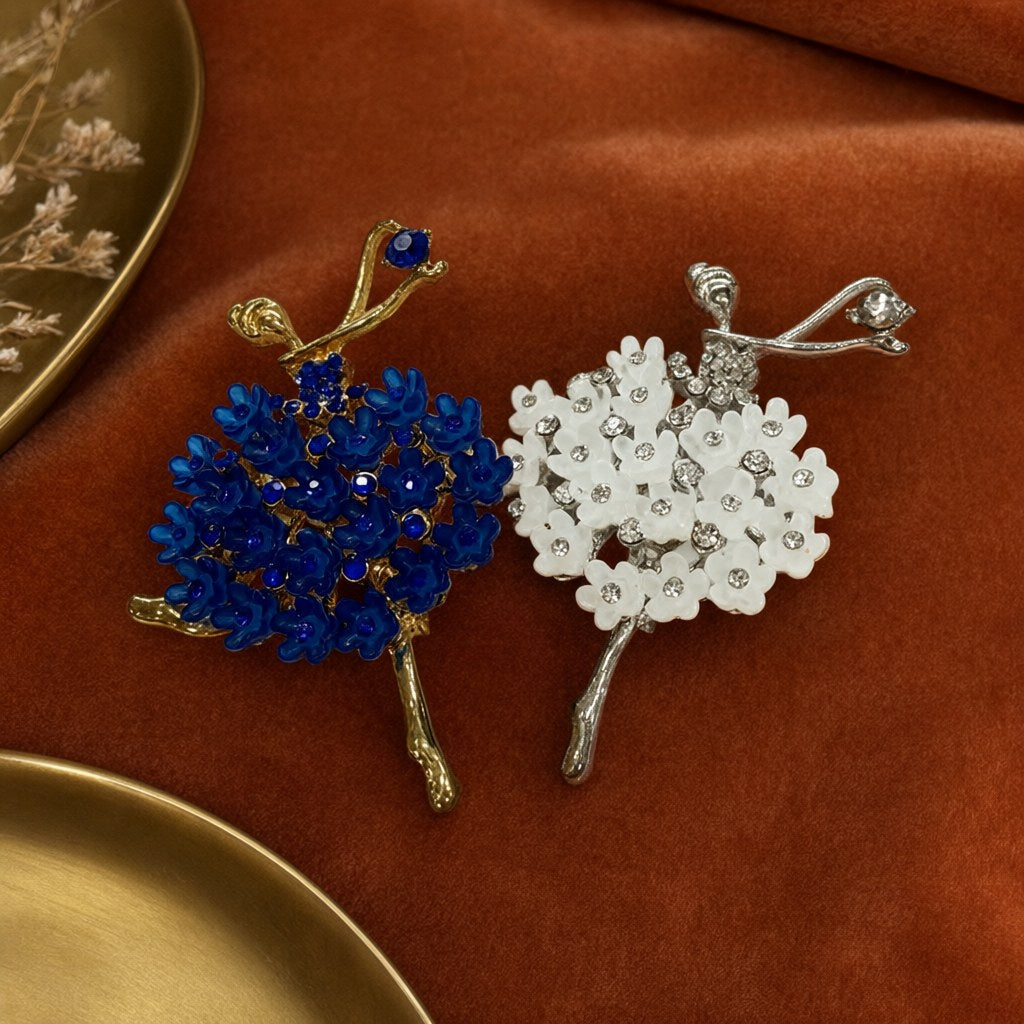 Broche Ballerina desde arriba para mujer Angara Moda