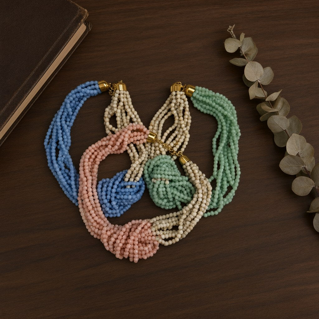 Collar bowline desde arriba para mujer Angara Moda