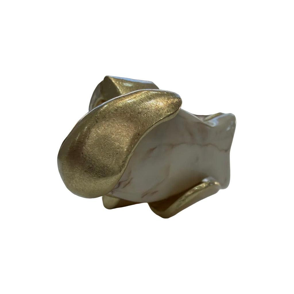 Anillo elastico nemo en color Blanco crudo sobre fondo blanco para mujer Angara Moda
