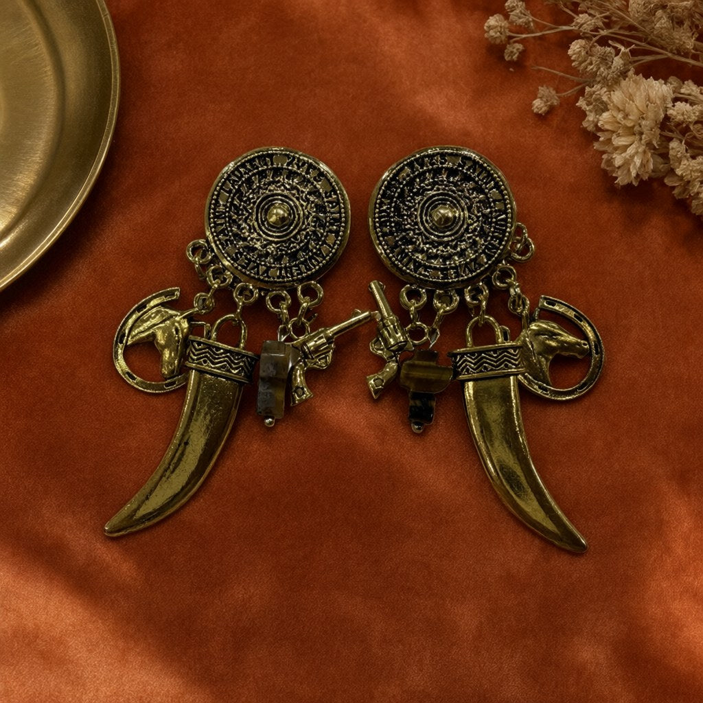 Pendientes gringo desde arriba para mujer Angara Moda