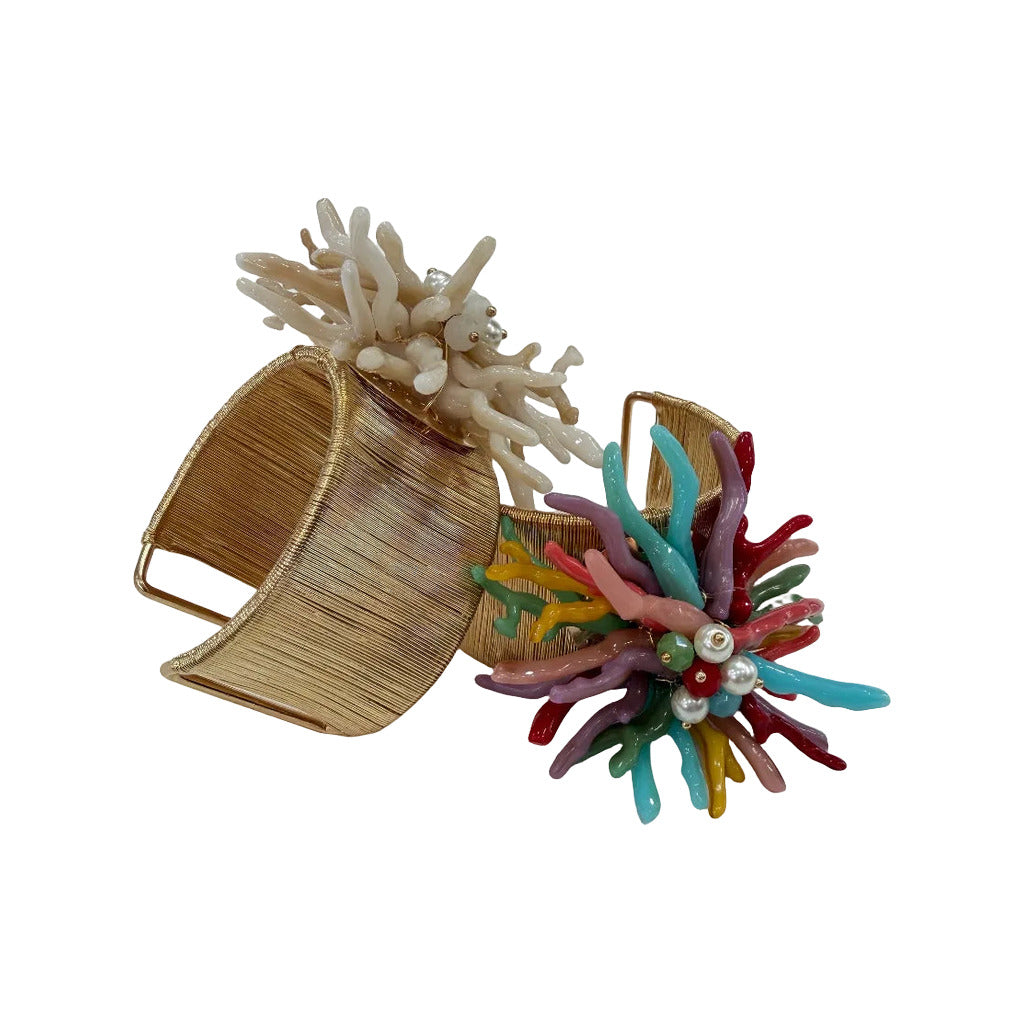 Pulsera coralillo sobre fondo blanco para mujer Angara Moda