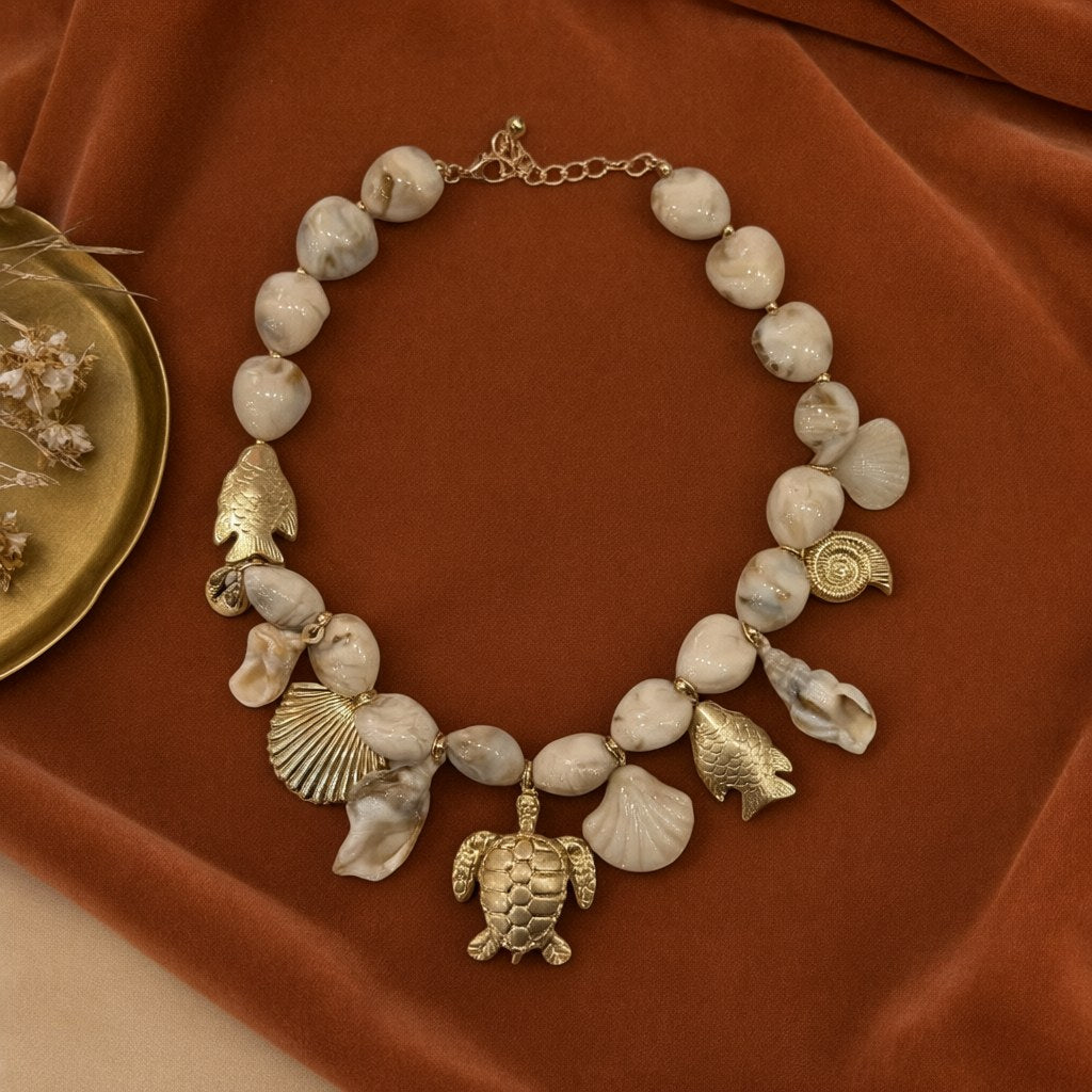 Collar caribe desde arriba para mujer Angara Moda