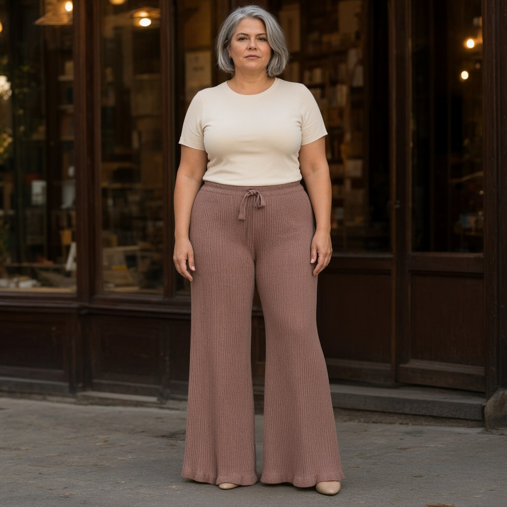 Pantalón lorenzo con una modelo para mujer Angara Moda
