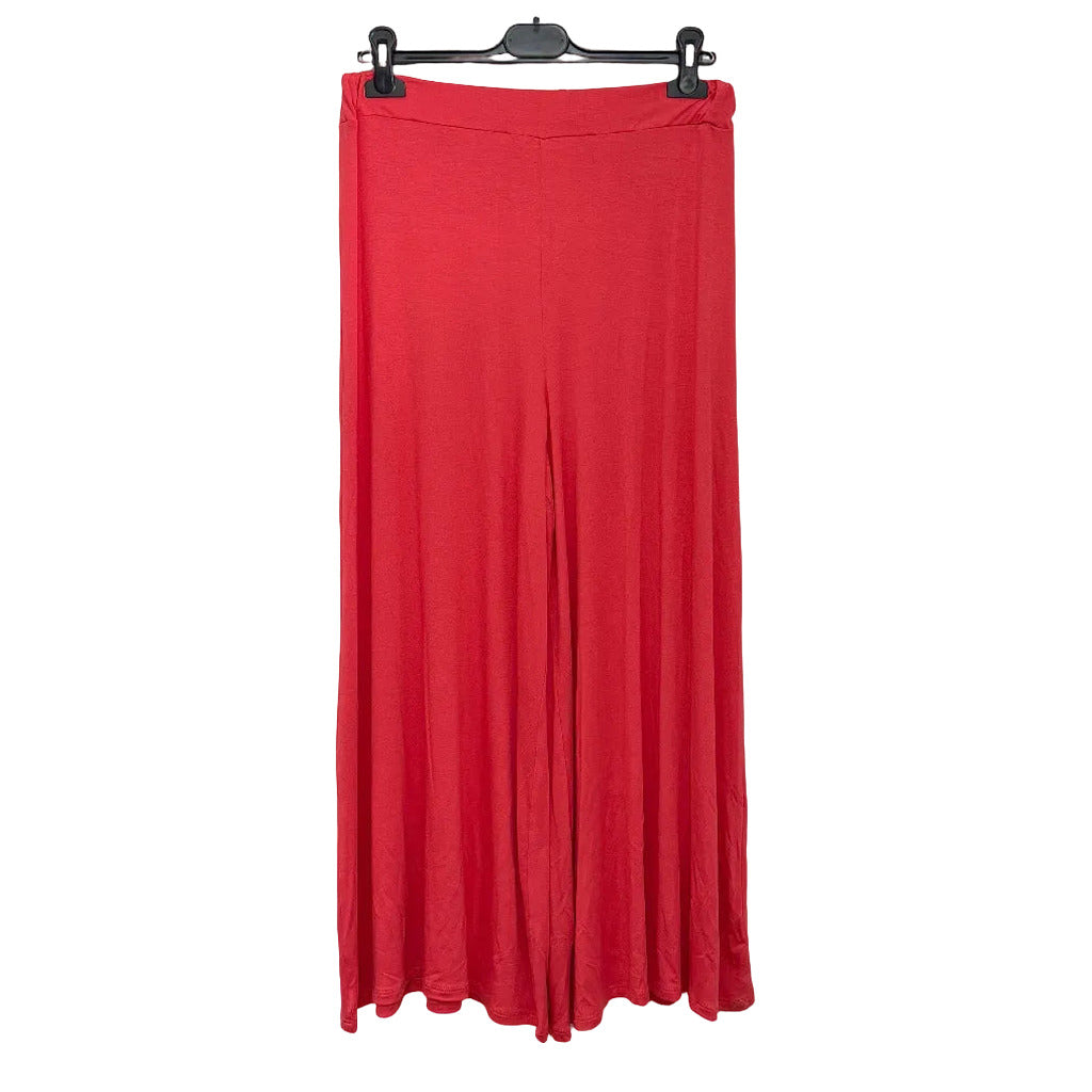Pantalón ines en color Coral sobre fondo blanco para mujer Angara Moda