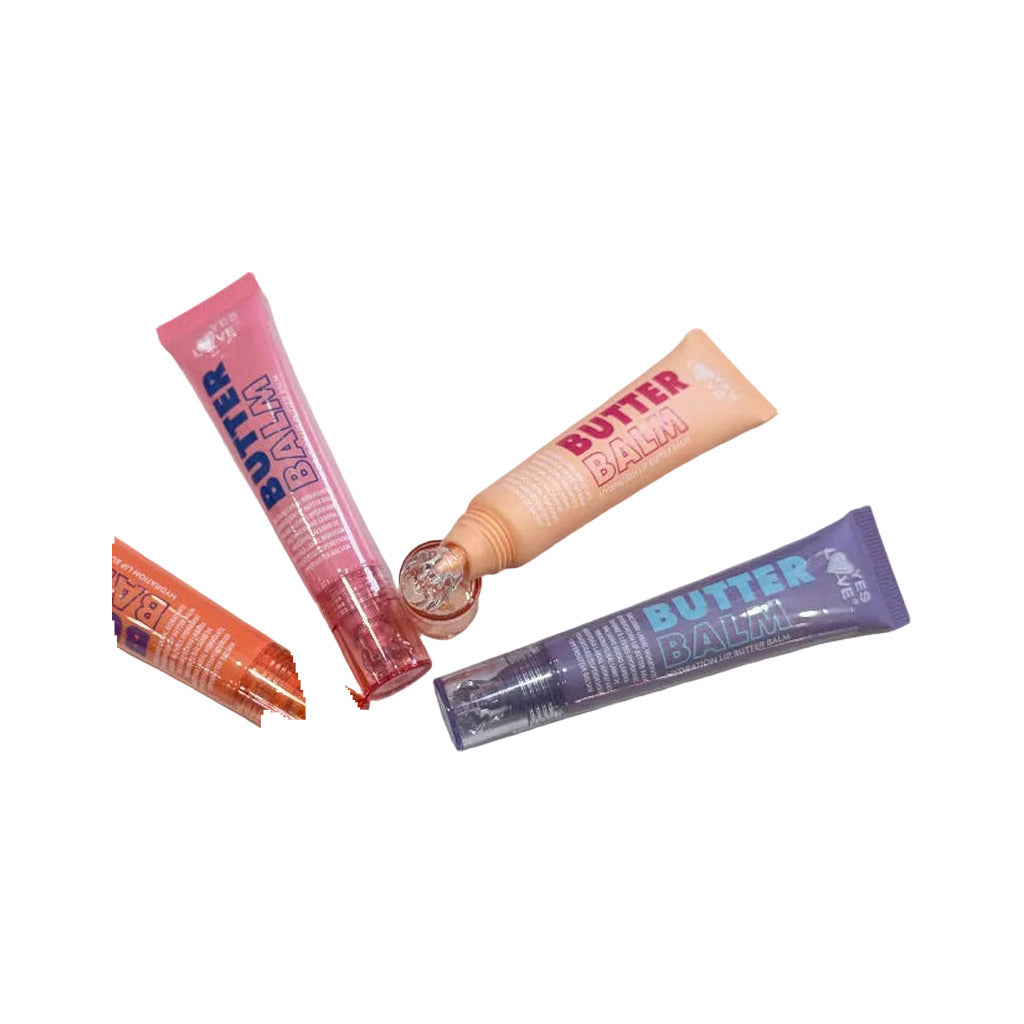 Hidratante Labial Mantequilla sobre fondo blanco para mujer Angara Moda
