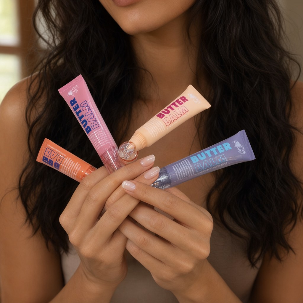 Hidratante Labial Mantequilla en la mano para mujer Angara Moda