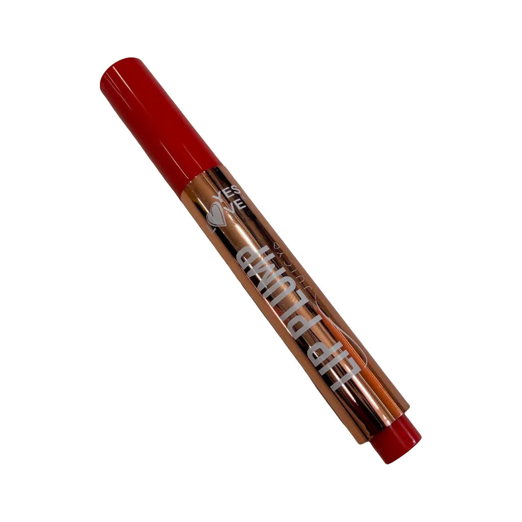 Brillo de Labios Efecto Voluminizador chili en color Rojo sobre fondo blanco para mujer Angara Moda