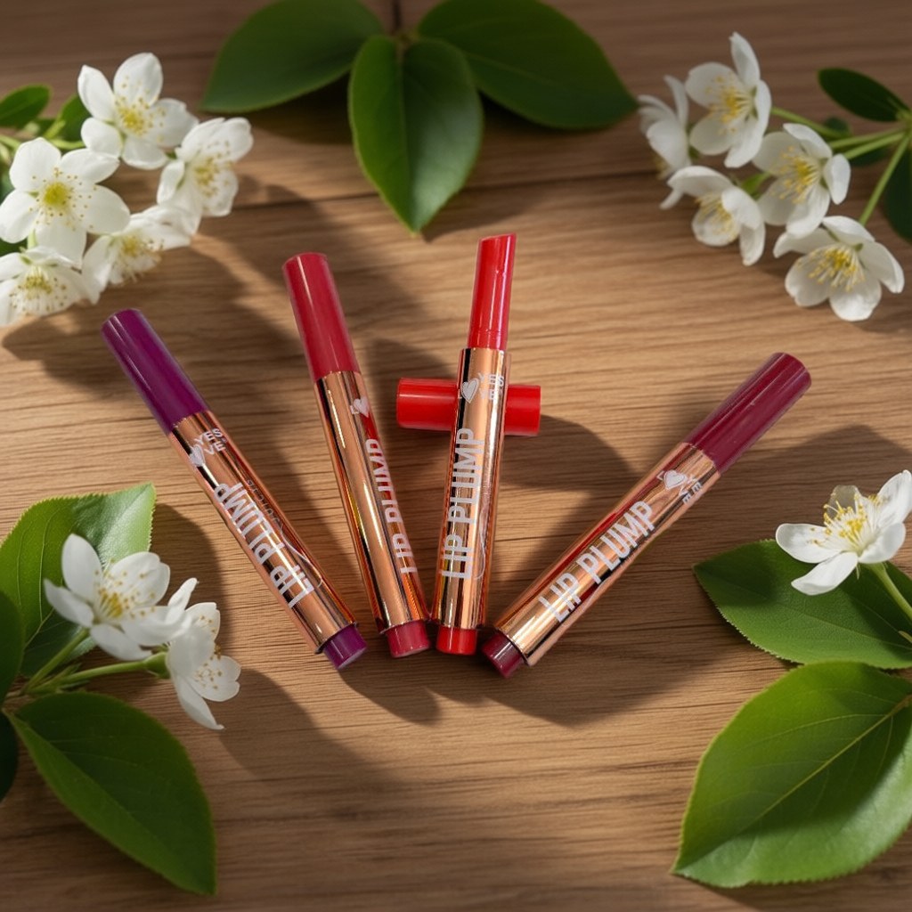 Brillo de Labios Efecto Voluminizador chili con elementos naturales para mujer Angara Moda