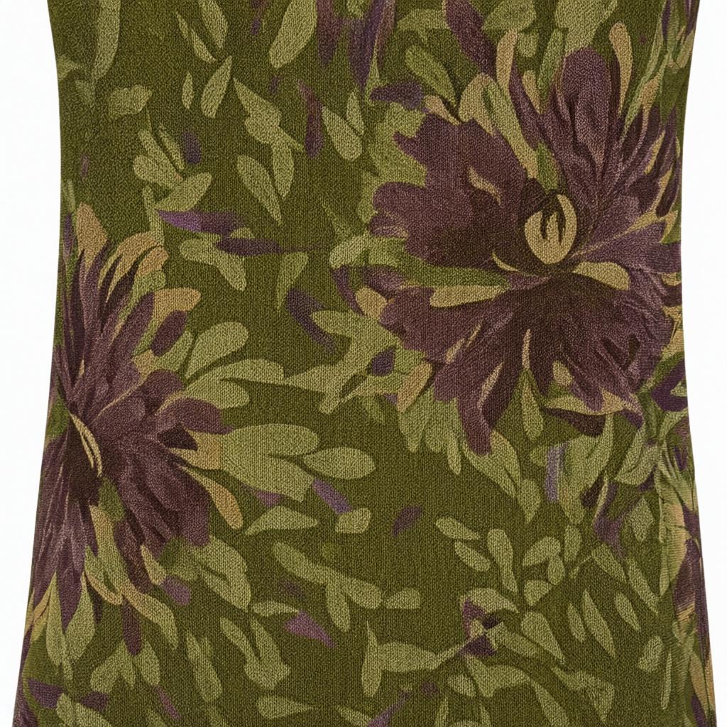 Detalle del tejido de Vestido Largo Faina para mujer Angara Moda