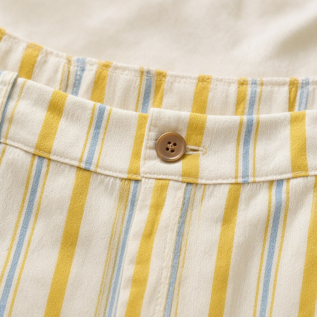 Detalle del tejido de Pantalon lucca para mujer Angara Moda