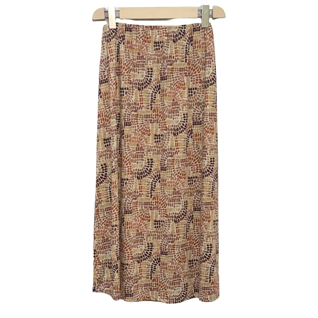 Falda Midi Cartagena sobre fondo blanco para mujer Angara Moda
