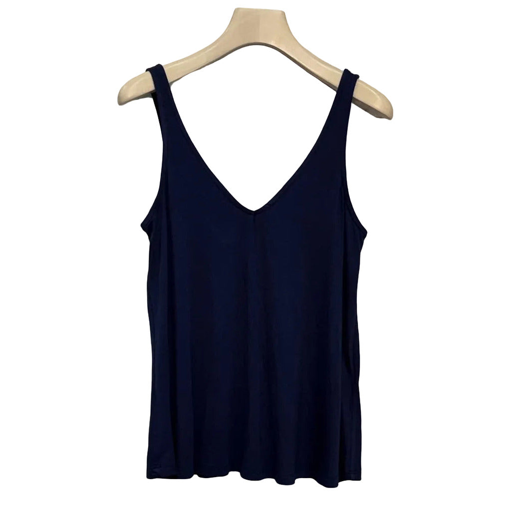 Camiseta Mojácar en color Azul marino sobre fondo blanco para mujer Angara Moda