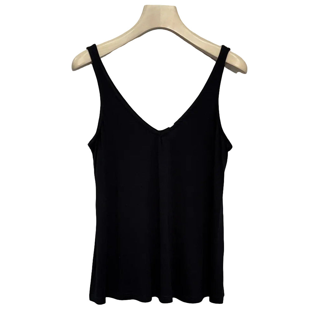 Camiseta Mojácar en color Negro sobre fondo blanco para mujer Angara Moda