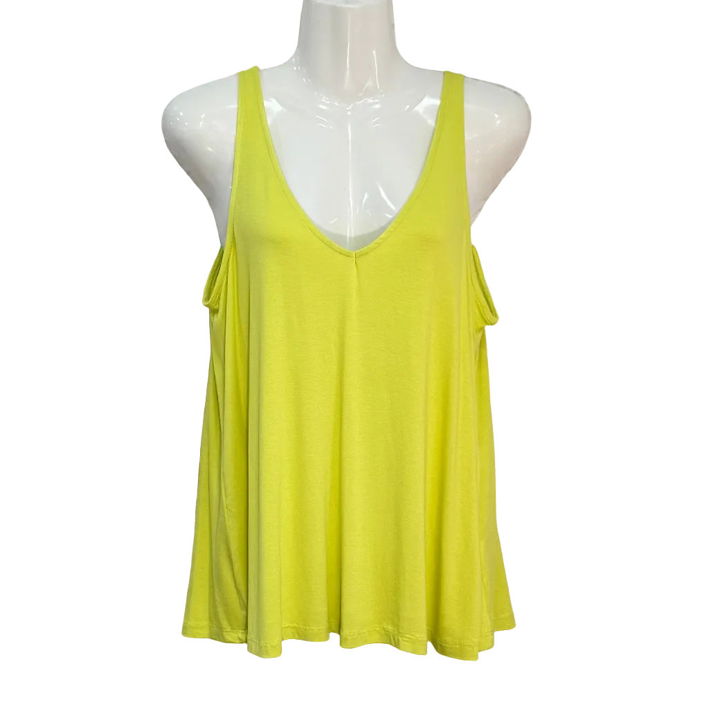 Camiseta Mojácar en color Lima sobre fondo blanco para mujer Angara Moda