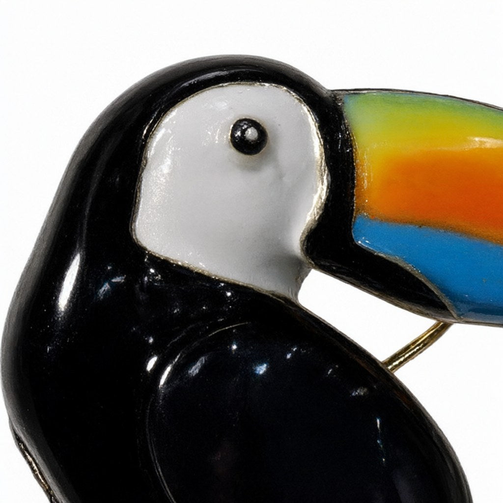Detalle de Broche tucan para mujer Angara Moda