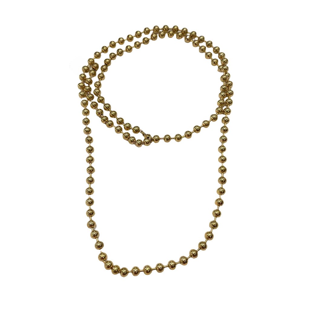 Collar largo batea sobre fondo blanco para mujer Angara Moda