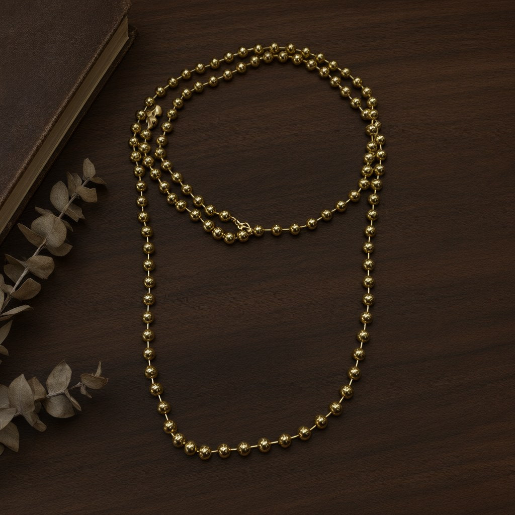 Collar largo batea desde arriba para mujer Angara Moda