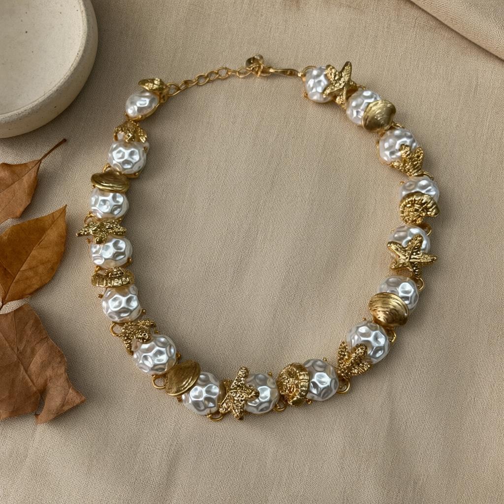 Collar corto marina desde arriba para mujer Angara Moda