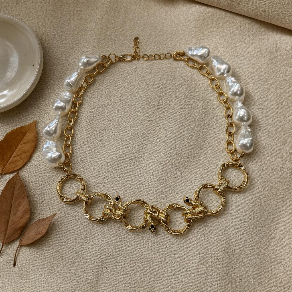 Collar Corto Viper desde arriba para mujer Angara Moda