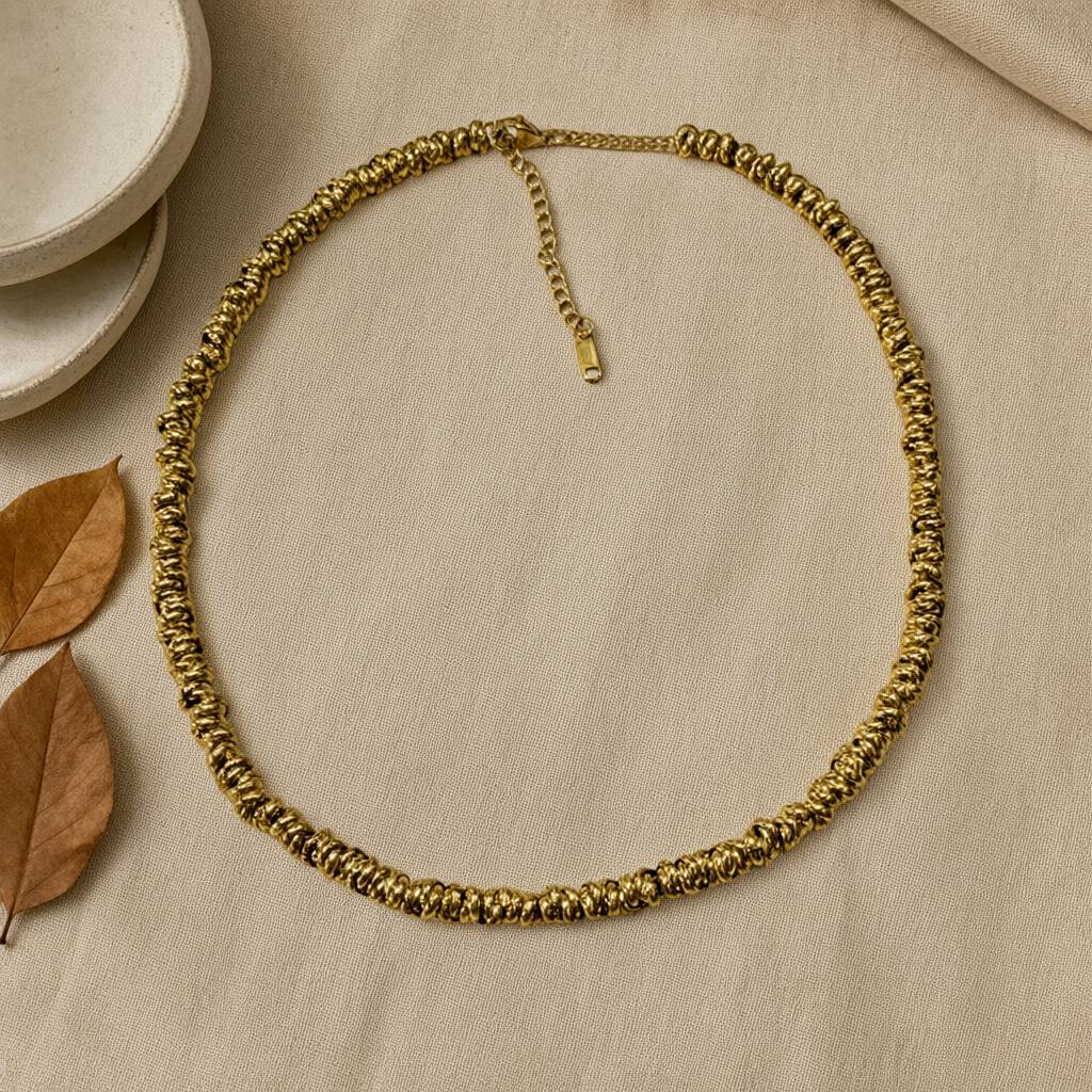 Collar Ovillo Tortellini desde arriba para mujer Angara Moda