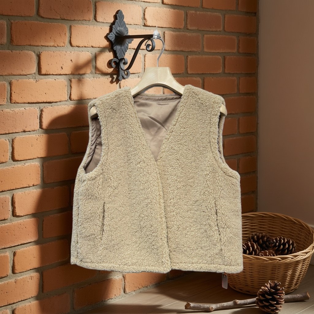 Chaleco Brisa colgada en un ambiente para mujer Angara Moda