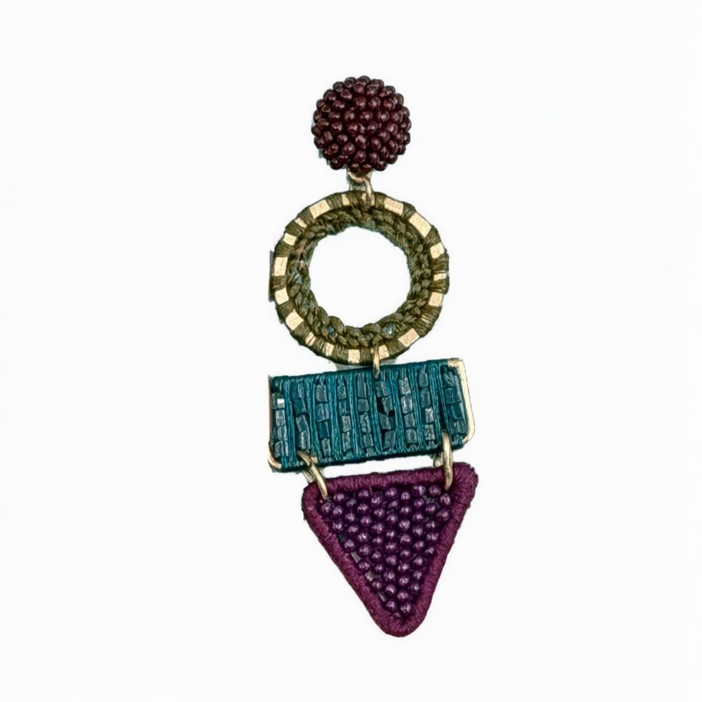 Detalle de Pendientes Mireia para mujer Angara Moda