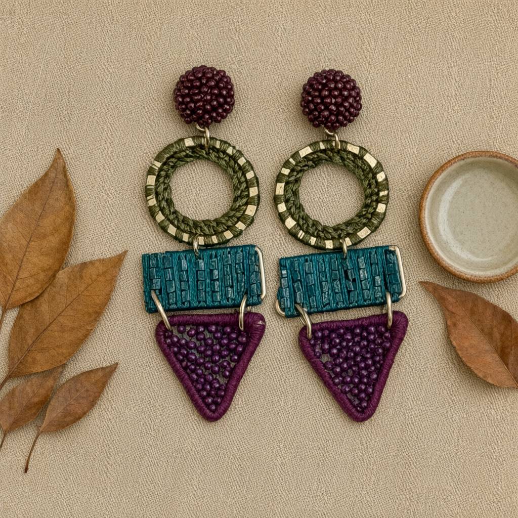 Pendientes Mireia desde arriba para mujer Angara Moda