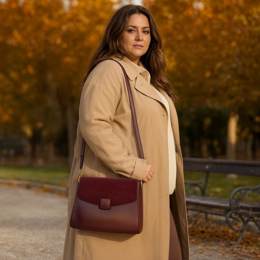 Bolso Valentina con una modelo para mujer Angara Moda