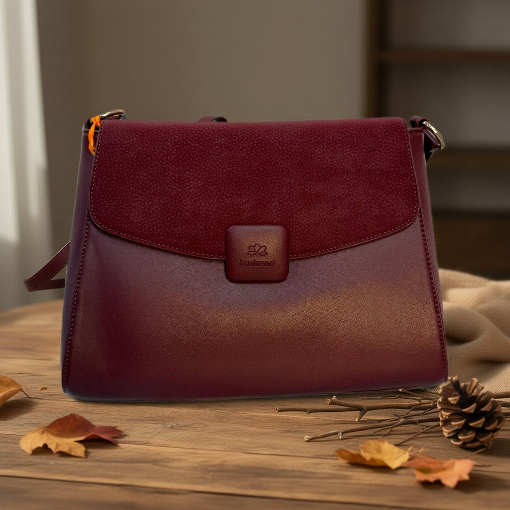 Bolso Valentina sobre arena y lino con fondo natural para mujer Angara Moda