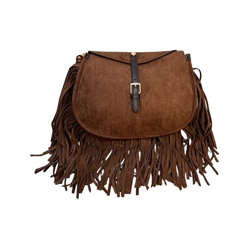 Bolso Gacela sobre fondo blanco, vista trasera para mujer Angara Moda