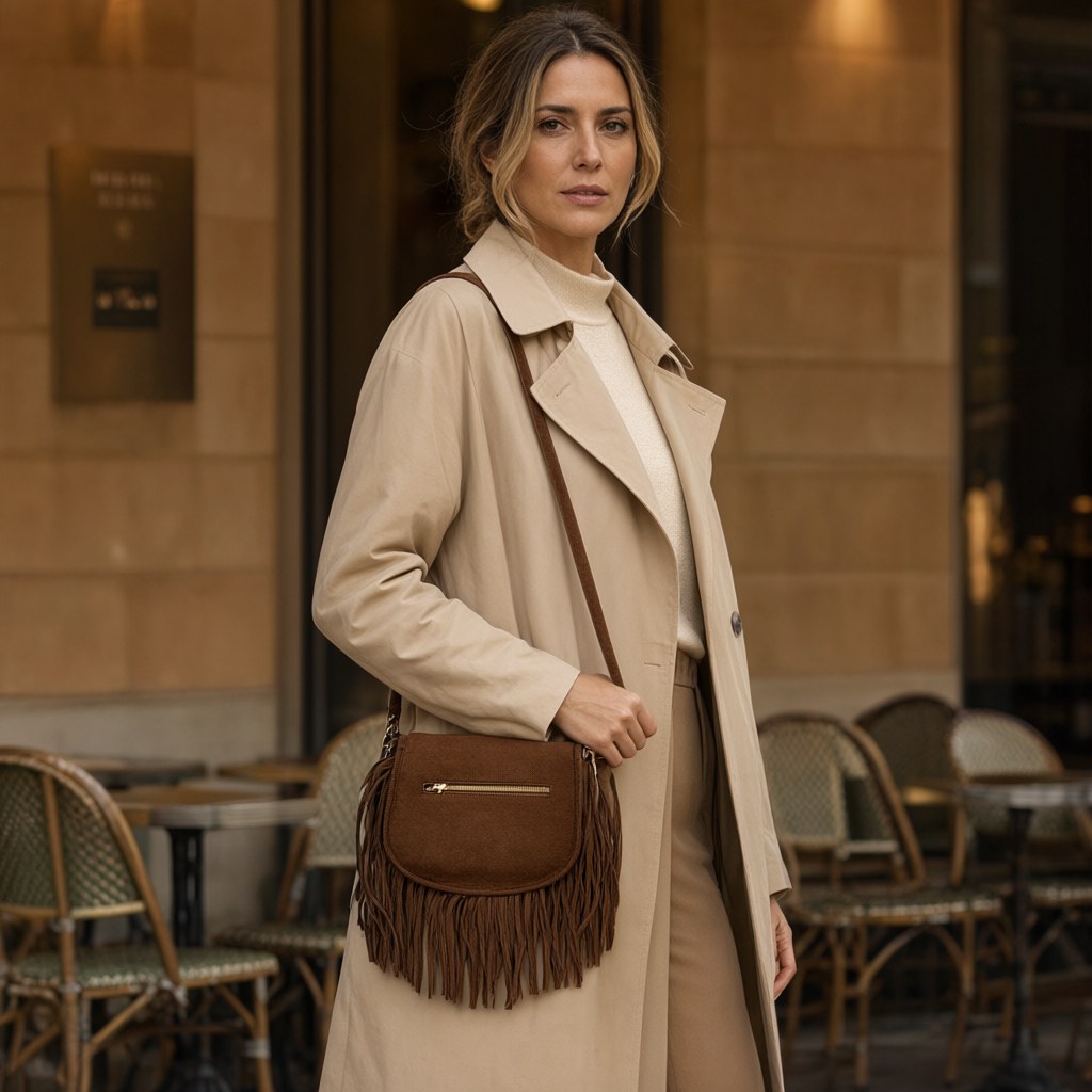 Bolso Gacela con una modelo para mujer Angara Moda