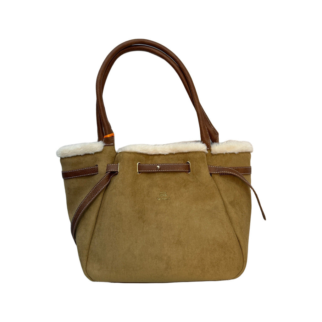 Bolso Luna sobre fondo blanco, vista trasera para mujer Angara Moda