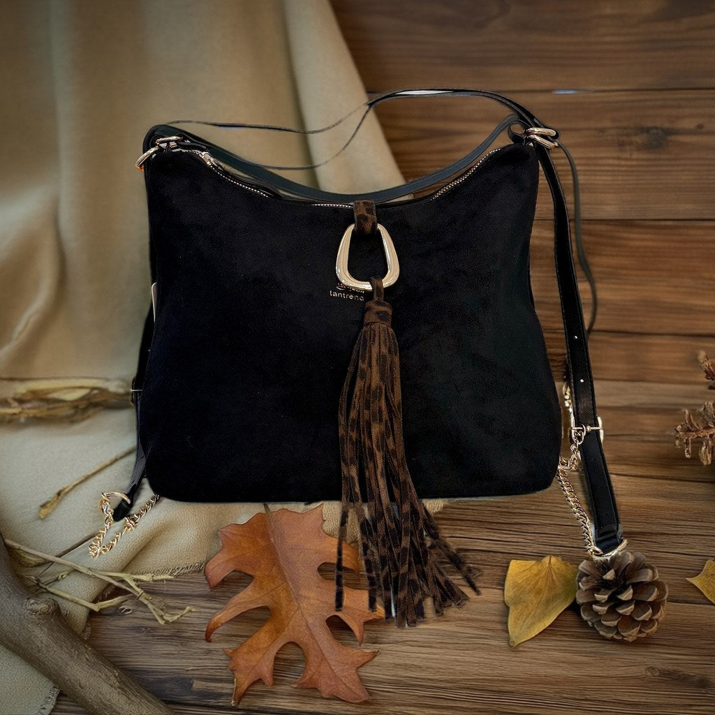 Bolso Noor sobre arena y lino con fondo natural para mujer Angara Moda