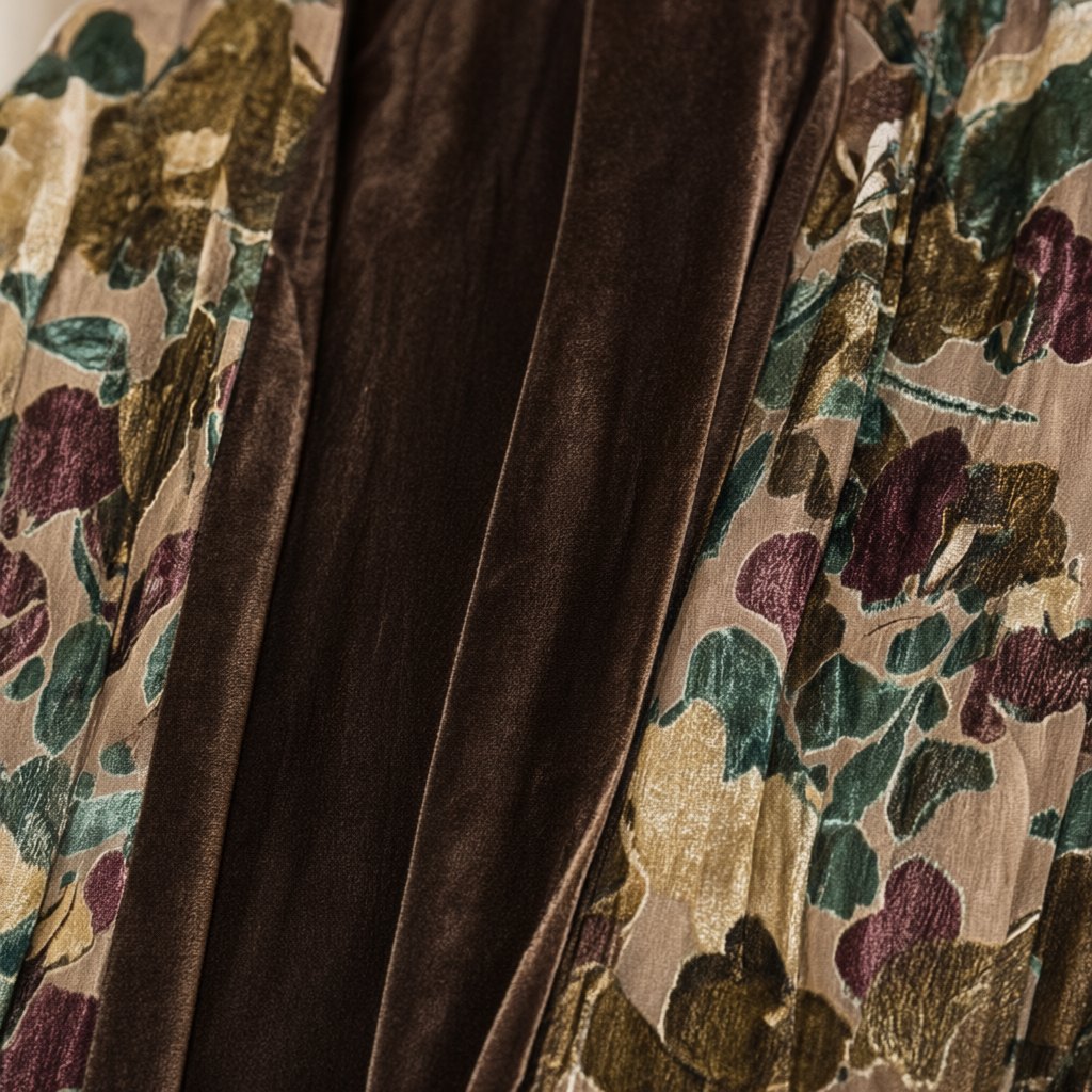 Detalle del tejido de Kimono Gacela para mujer Angara Moda