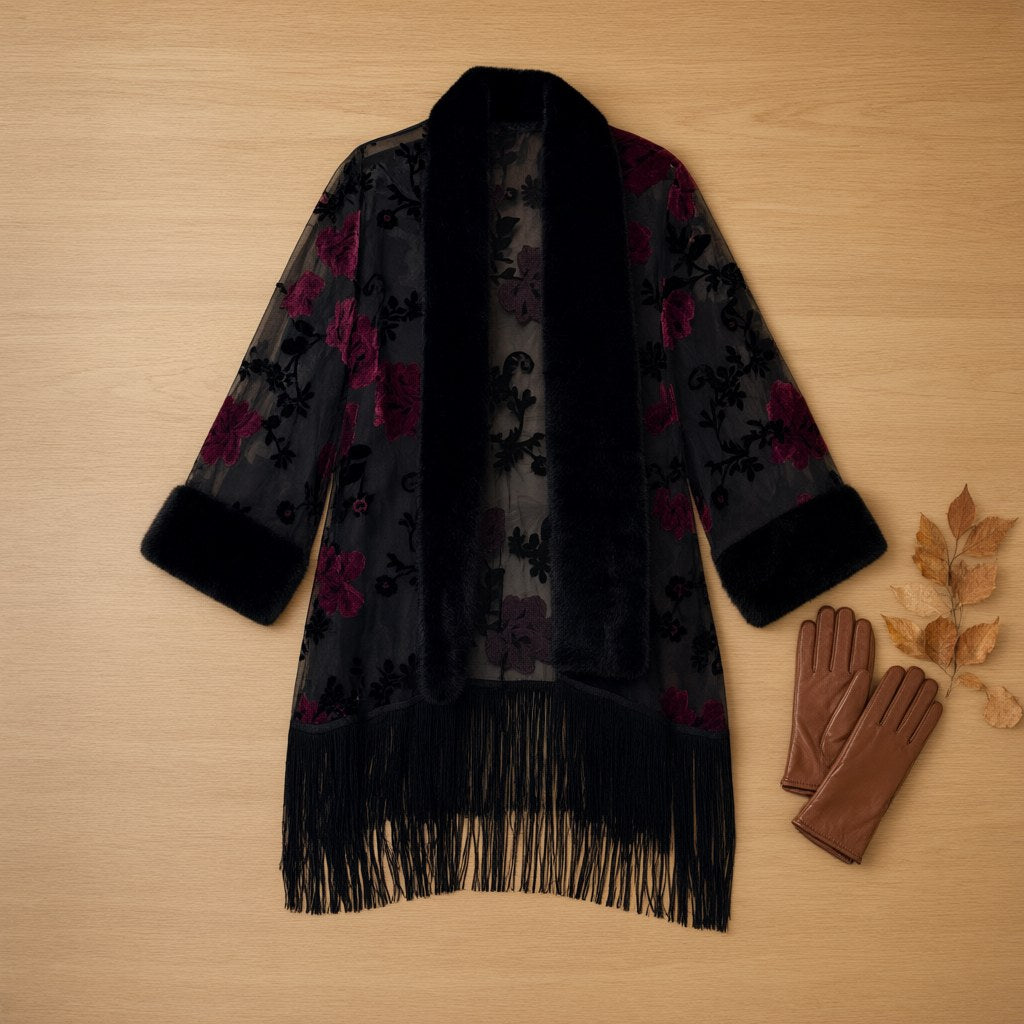 Kimono Luciérnaga desde arriba para mujer Angara Moda