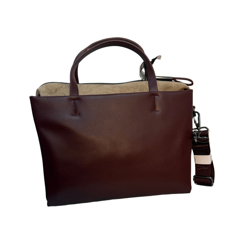 Bolso Orquídea sobre fondo blanco, vista lateral para mujer Angara Moda