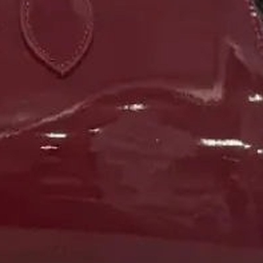 Detalle de cerca de Bolso Garza de acabado brillante y doble asa para mujer Angara Moda