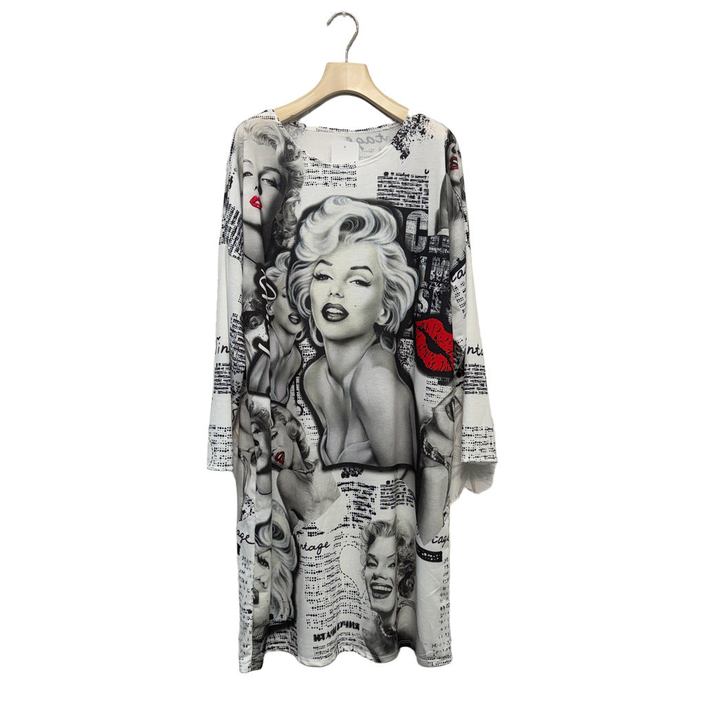 Vestido Mariposa sobre fondo blanco para mujer Angara Moda
