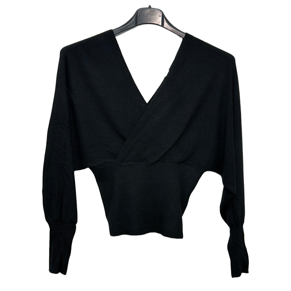 Jersey Marina en color Negro sobre fondo blanco para mujer Angara Moda