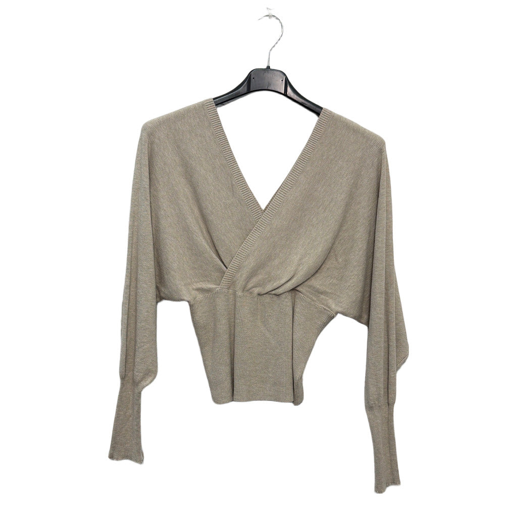 Jersey Marina en color Gris topo sobre fondo blanco para mujer Angara Moda