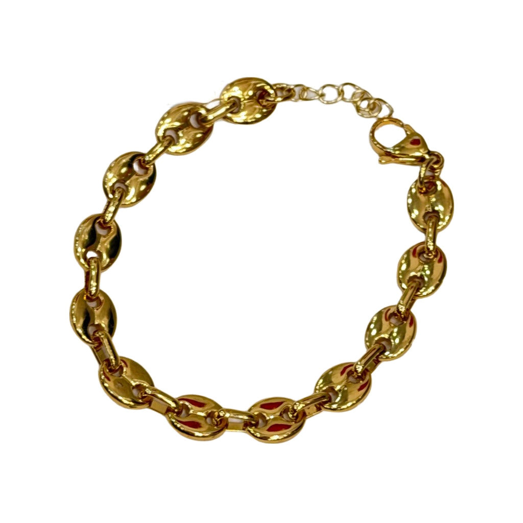 Pulsera calabrote sobre fondo blanco para mujer Angara Moda