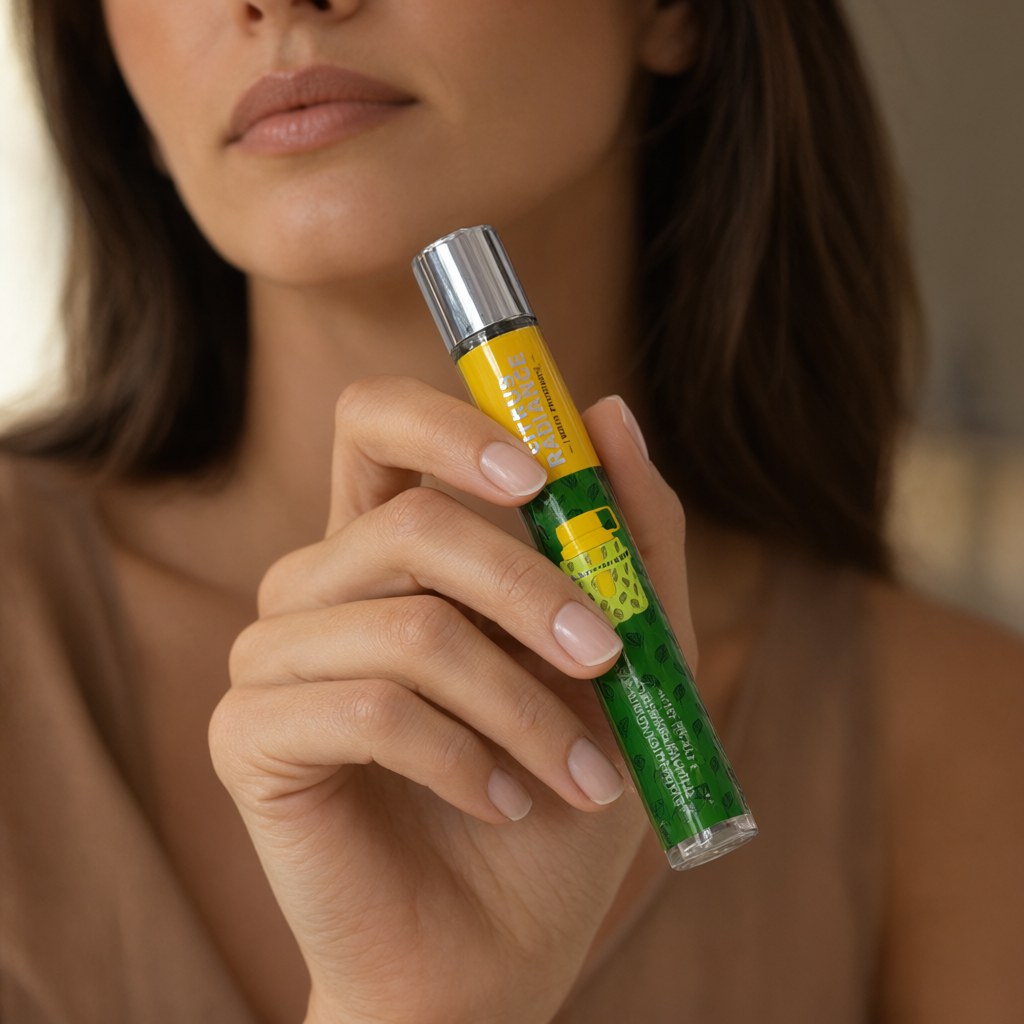Perfume citrico en la mano para mujer Angara Moda