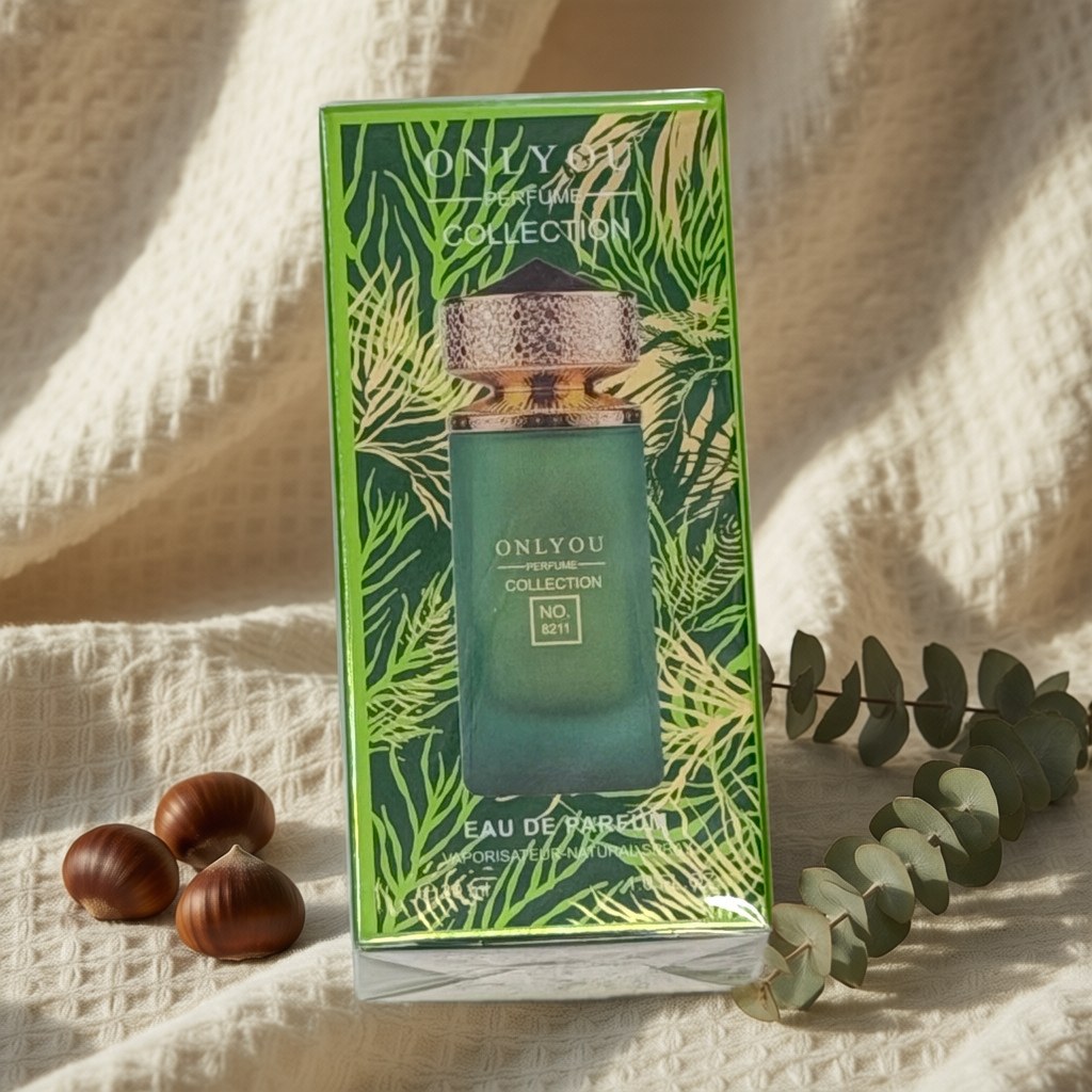 Perfume only you verde en un bodegón para mujer Angara Moda