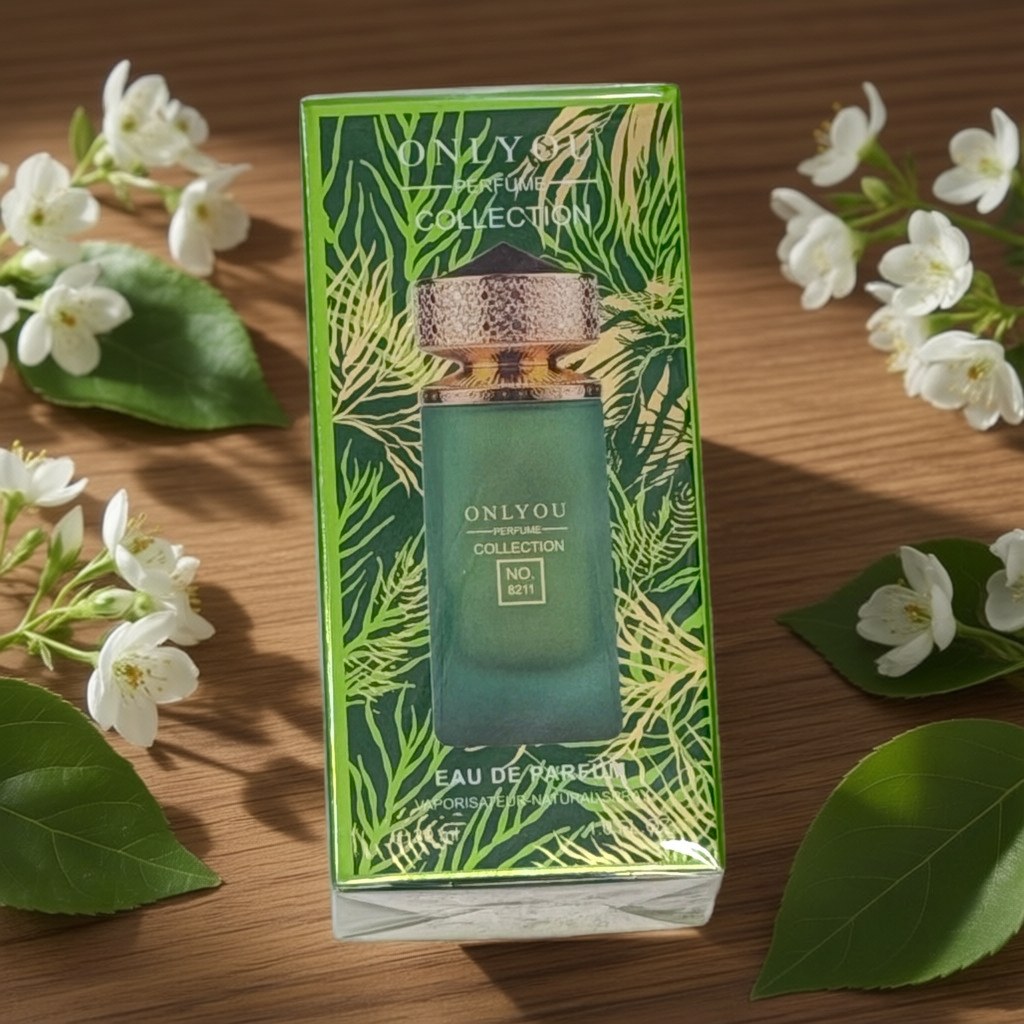 Perfume only you verde con elementos naturales para mujer Angara Moda