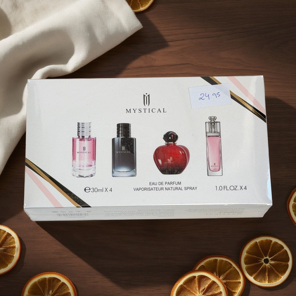 Perfume Mystical en un bodegón para mujer Angara Moda