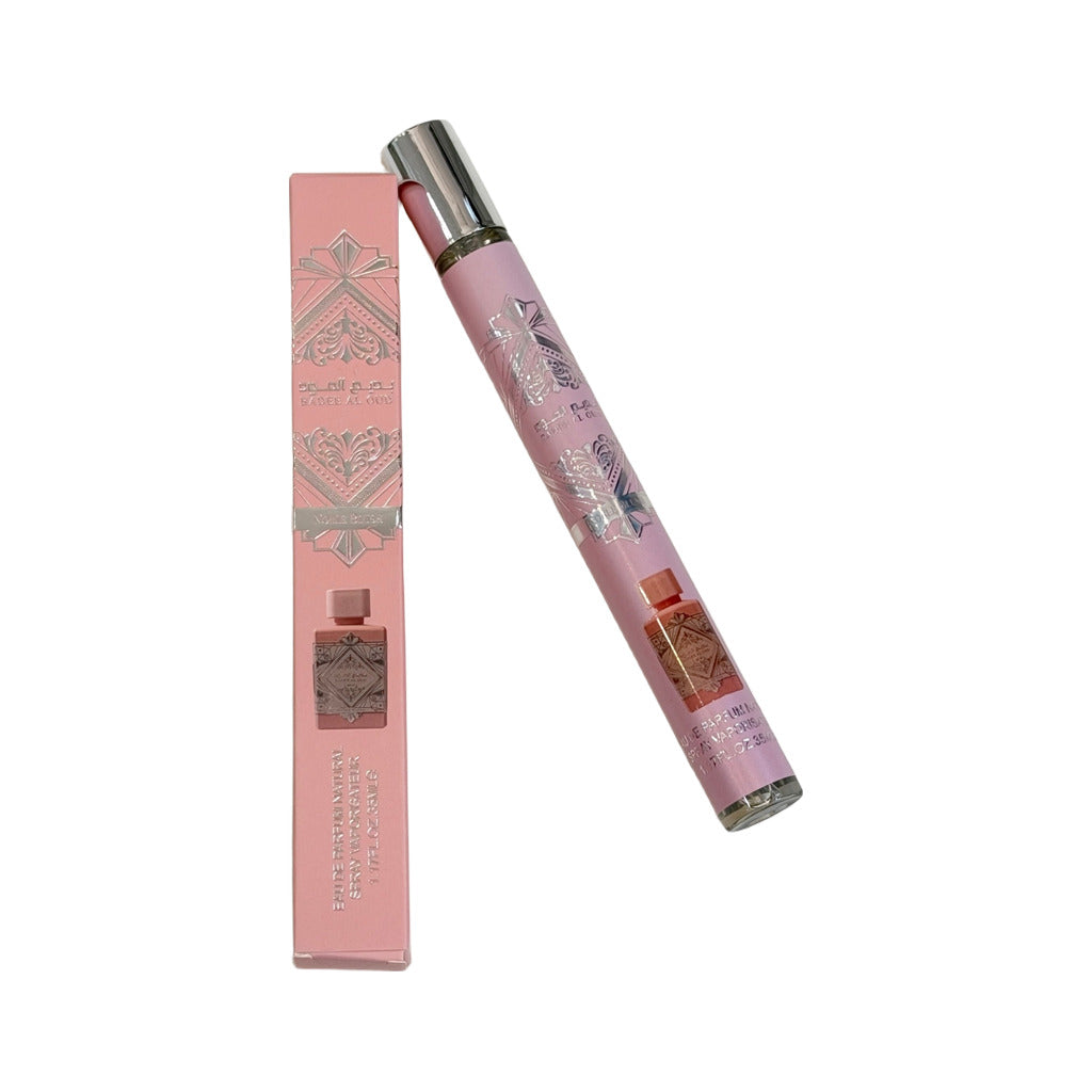 Perfume algodon de azucar sobre fondo blanco para mujer Angara Moda