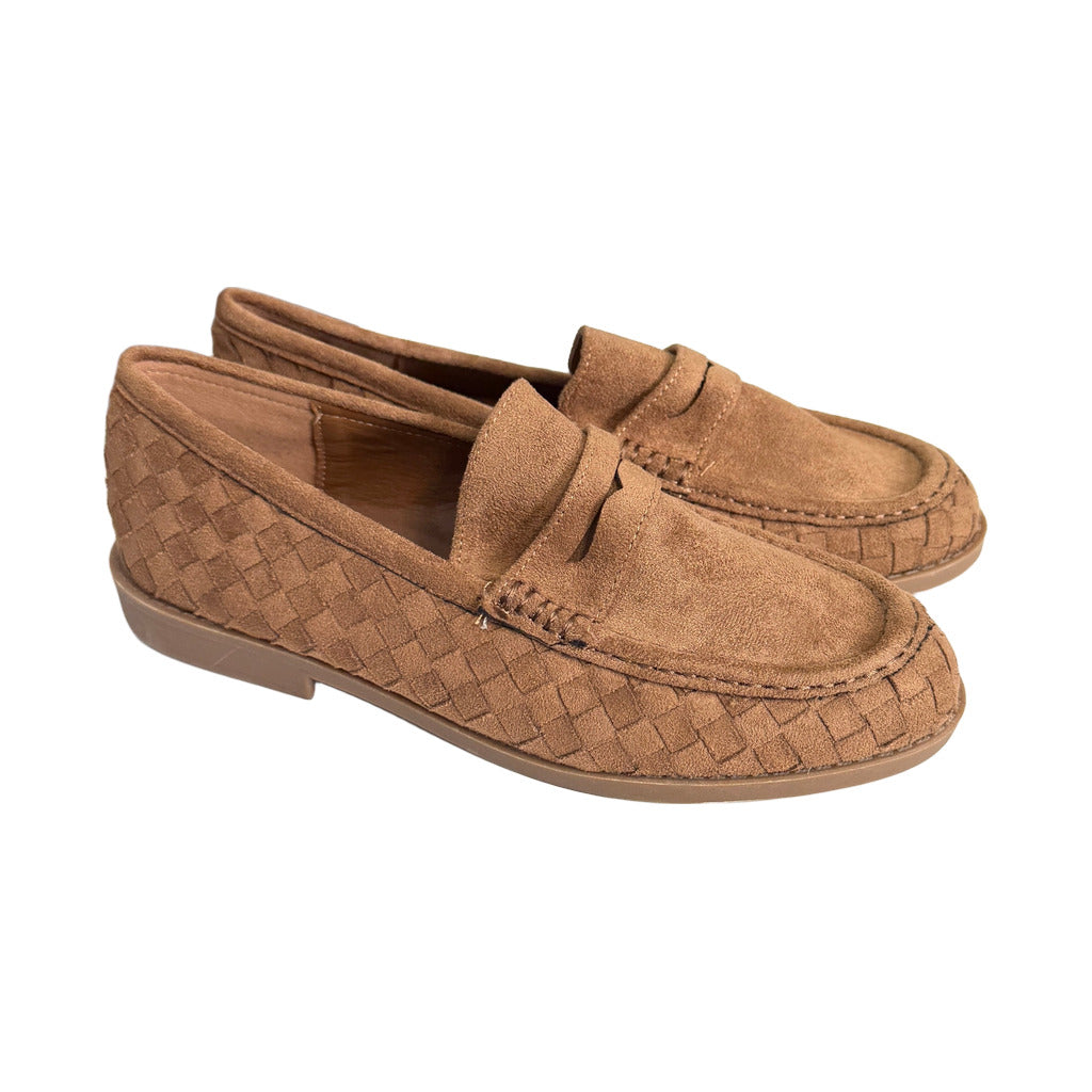 Mocasines Adelaida en color único sobre fondo blanco para mujer Angara Moda