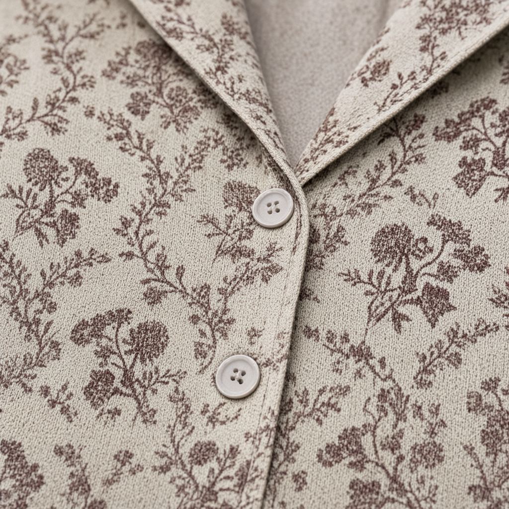 Detalle del tejido de Kimono Rafaela para mujer Angara Moda